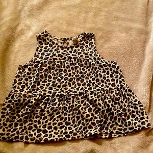 Sleeveless toddlers top